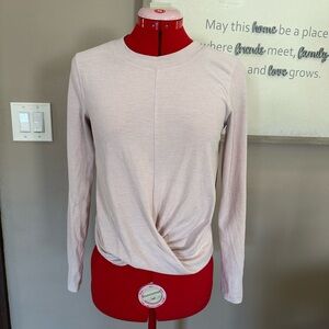 Old Navy Blush Long Sleeve Blouse
